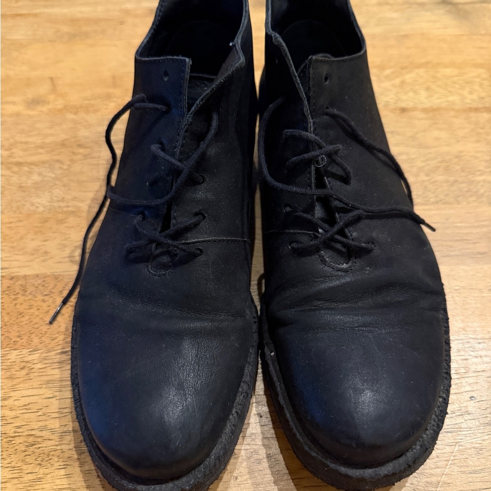John Fluevog Women’s Black Leather Boots